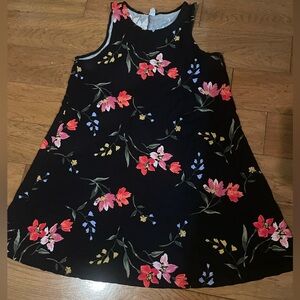 Old Navy Floral Sleeveless Swing Dress